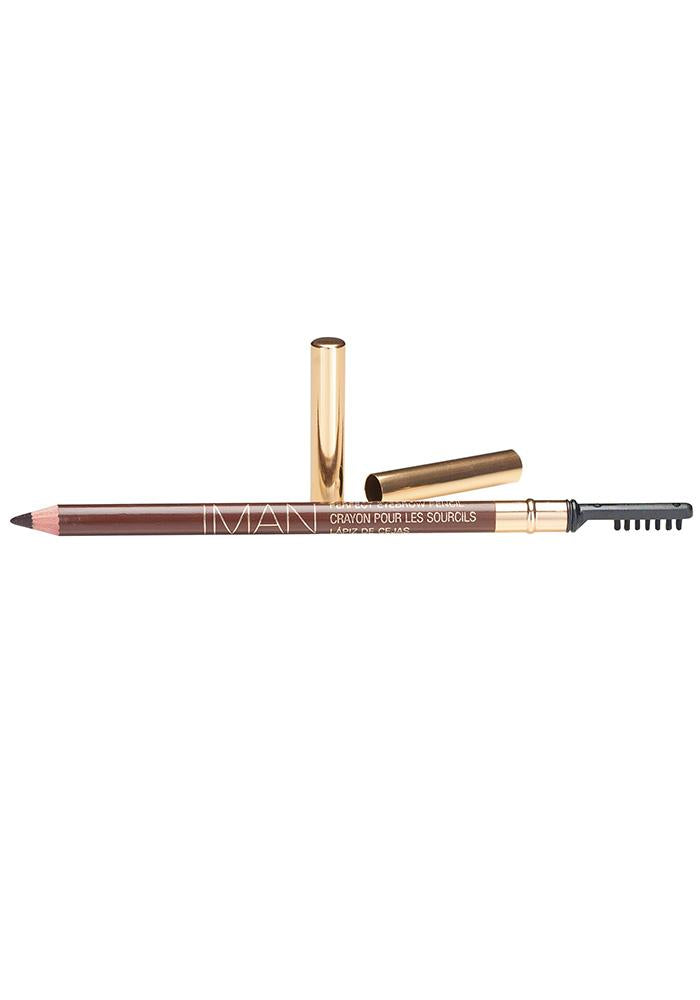 IMAN Perfect Eyebrow Pencil, Blackest Brown - ADDROS.COM